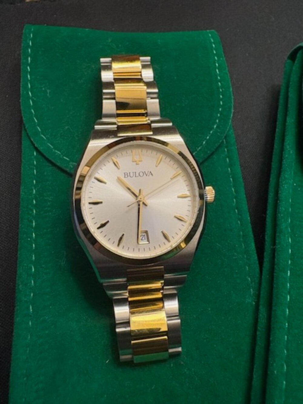 Bulova Quartz Women's Gray Dial 34mm Stainless Steel Bracelet Watch
